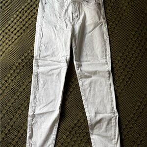 Celebrity Pink White High-Rise Ankle Jeans